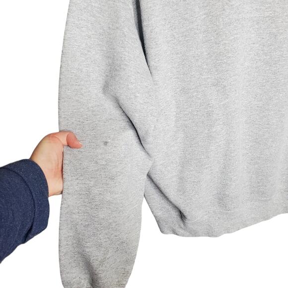 Washington D.C. US Flag Crewneck Pullover Grey Sweatshirt Women's Small Souvenir - Picture 5 of 11